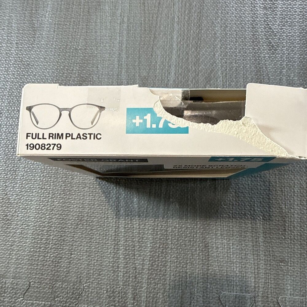 Foster Grant Design OpticsFull rim plastic reading Glasses 3 Pk + 1.75 Open Box - Picture 4 of 4